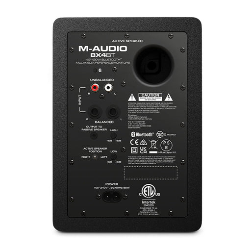 M-Audio BX4 D4 BT Powered Studio Monitors Speakers 4.5inch w/ Bluetooth (Pair) (46/BX4D4BT) - Gsus4