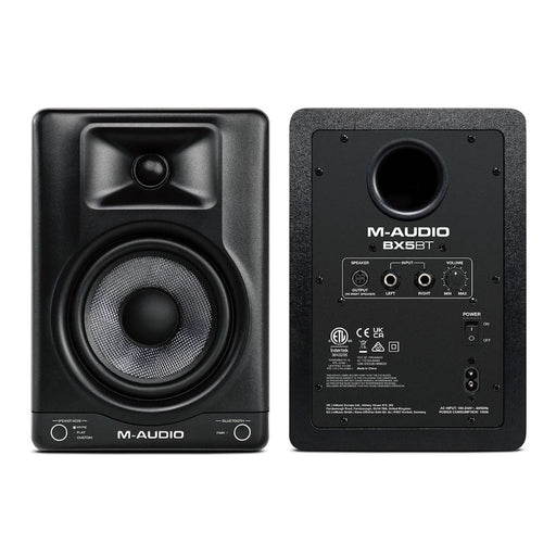M-Audio BX5 BT Powered Studio Monitors Speakers 5inch w/ Bluetooth (Pair) (46/BX5BT) - Gsus4