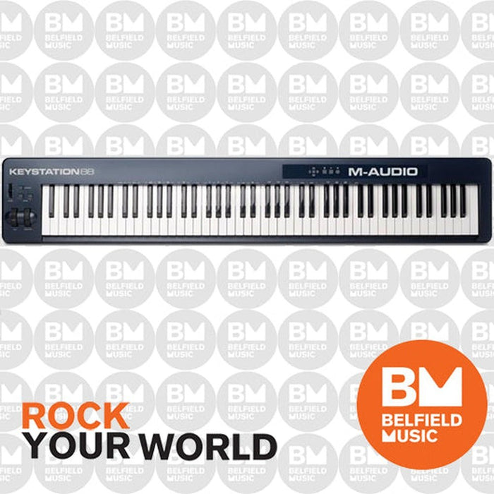 M-Audio Keystation 88 MK3 88-Key Semi Weighted USB MIDI Controller (46/KEYSTATION88MK3) - Gsus4