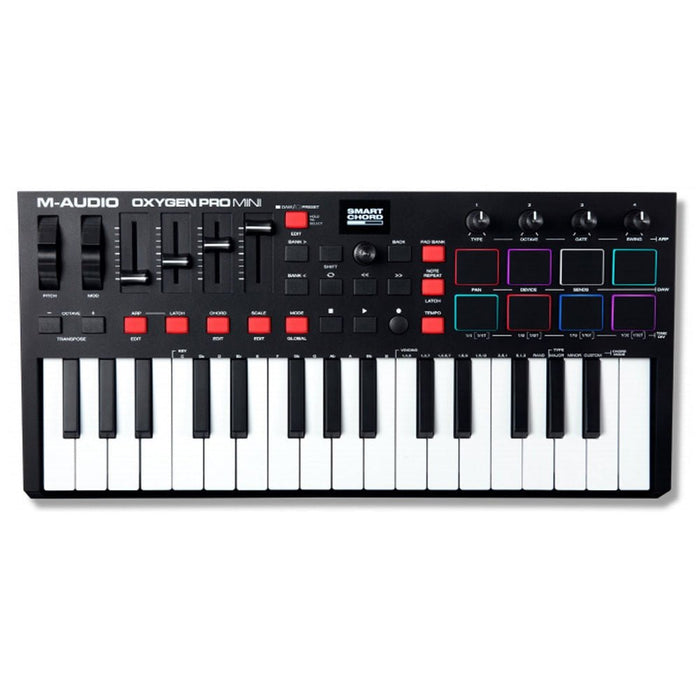 M-Audio Oxygen Pro Mini USB Controller Keyboard 32-Note (46/OXYGENPROMINI) - Gsus4