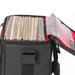 Magma 44200 Riot 12″ Record Trolley Holds 50 – Black/Red (44200) - Gsus4