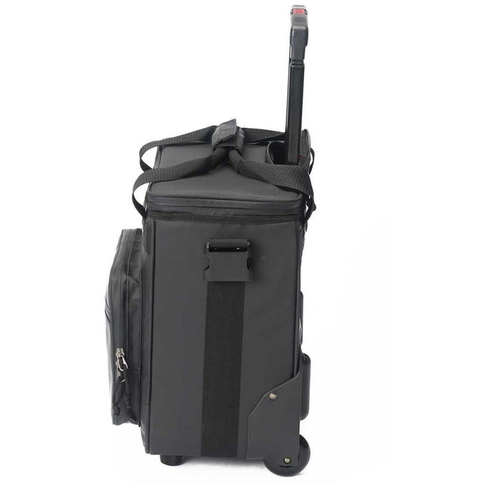 Magma 44200 Riot 12″ Record Trolley Holds 50 – Black/Red (44200) - Gsus4