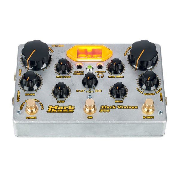 Markbass | Mark Vintage Pre | 12AX7 Tube Driven Bass Preamp DI | w/ Digital Output (MARK VINT PRE) - Gsus4