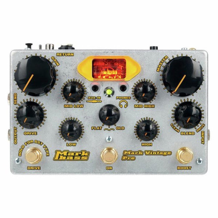 Markbass | Mark Vintage Pre | 12AX7 Tube Driven Bass Preamp DI | w/ Digital Output (MARK VINT PRE) - Gsus4