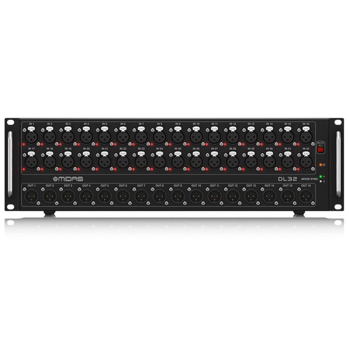 Midas DL32 32-In/16-Out Stage Box w/ 32x Midas Mic Pres, Ultranet & ADAT Interfaces (453023) - Gsus4
