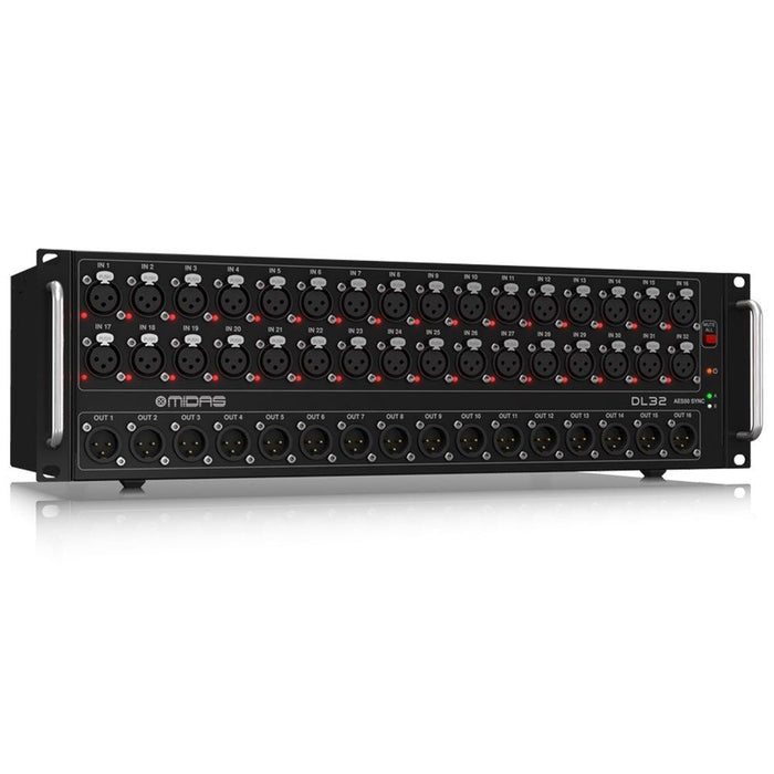 Midas DL32 32-In/16-Out Stage Box w/ 32x Midas Mic Pres, Ultranet & ADAT Interfaces (453023) - Gsus4