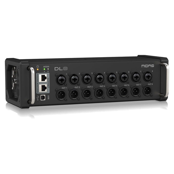 Midas DL8 8-In/8-Out Stage Box w/ 8x Midas Mic Pres & Ultranet (453053) - Gsus4