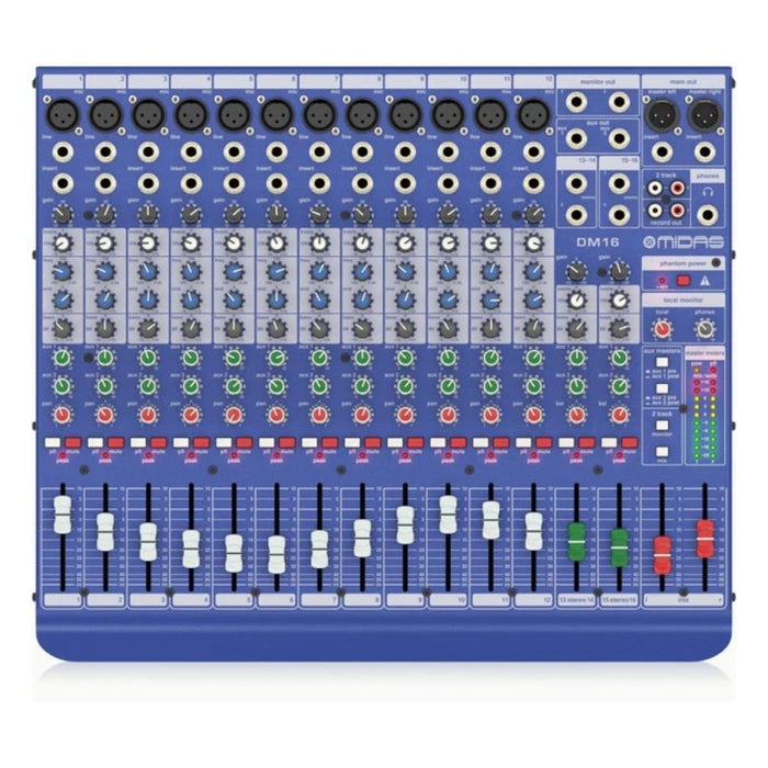 Midas DM16 16 Channel Analogue Live & Studio Mixer (453002) - Gsus4