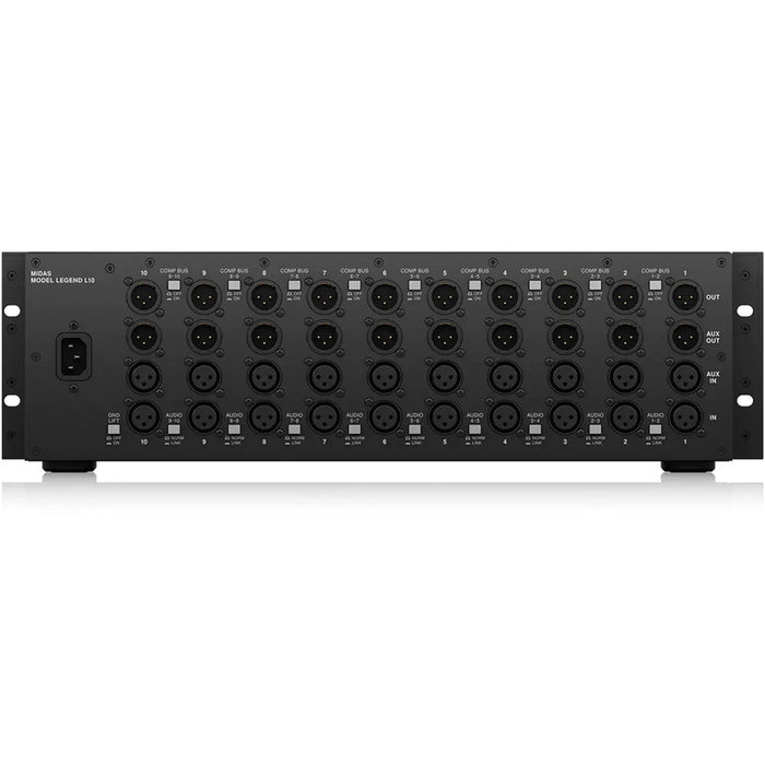 Midas L10 500 Series Rackmount Chassis for 10 Modules w/ Advanced Audio Routing