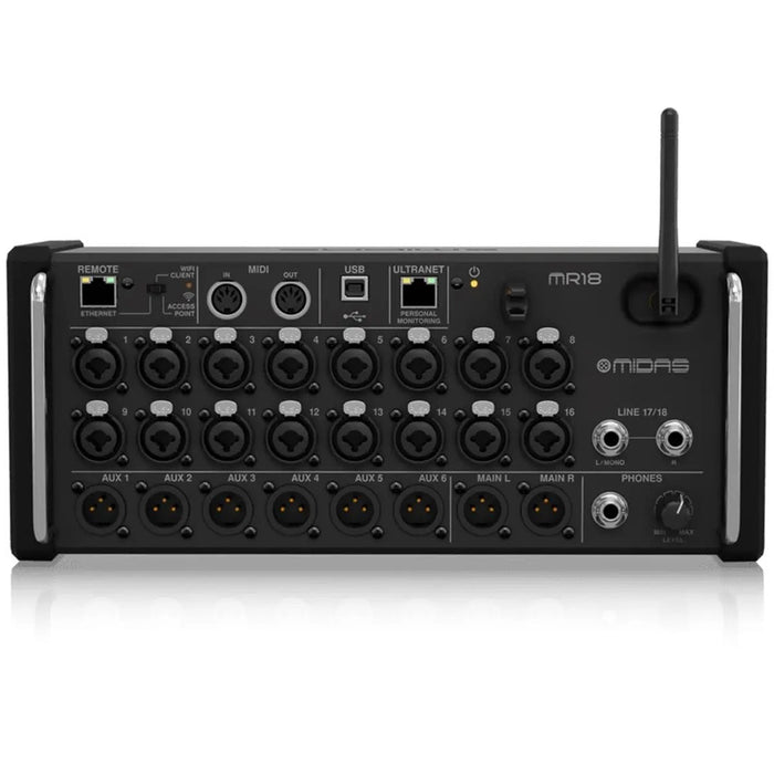 Midas MR18 18-Input Digital Mixer for iPad/Android Tablets