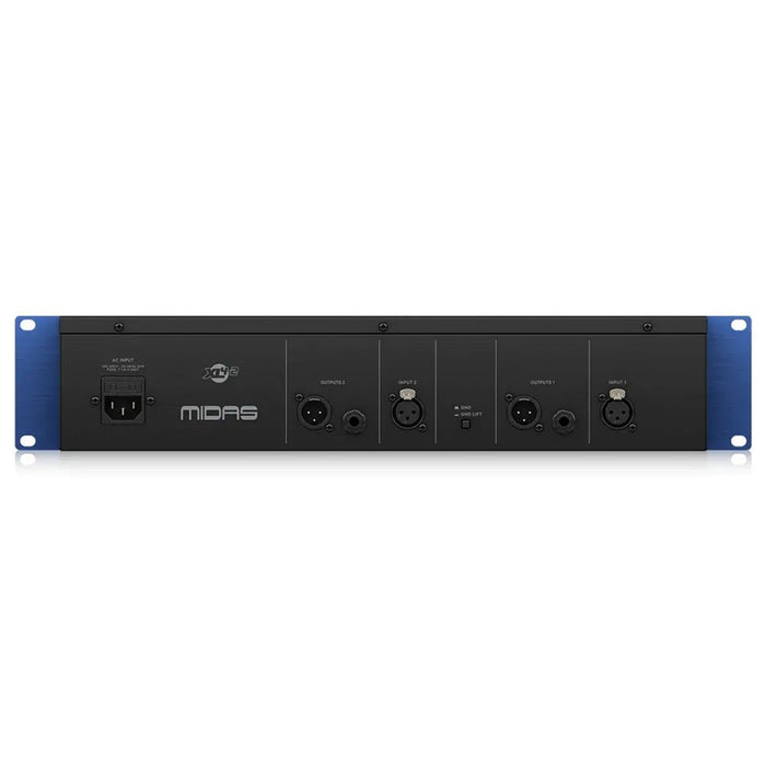 Midas XL4-2 2-Channel Vacuum Tube Microphone Preamplifier w/ Class-A Technology
