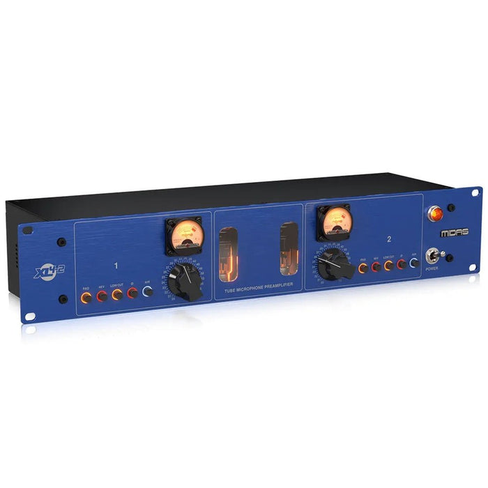 Midas XL4-2 2-Channel Vacuum Tube Microphone Preamplifier w/ Class-A Technology