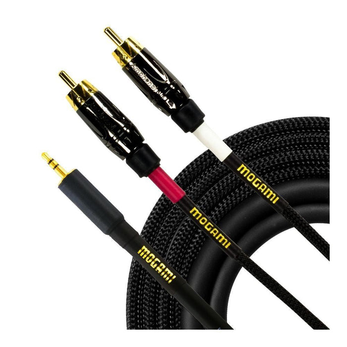 Mogami 3.5mm TRS to Dual RCA Cable (3ft) (MOG-3.52RCA03) - Gsus4