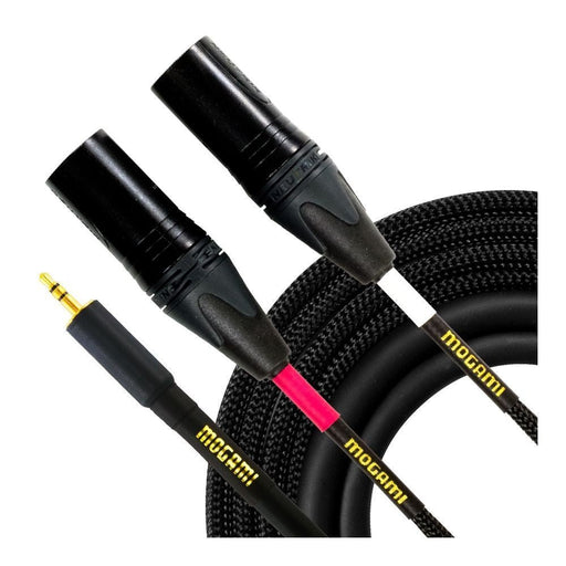 Mogami 3.5mm TRS to Dual XLRM Cable (10ft) (MOG-3.52XLRM10) - Gsus4