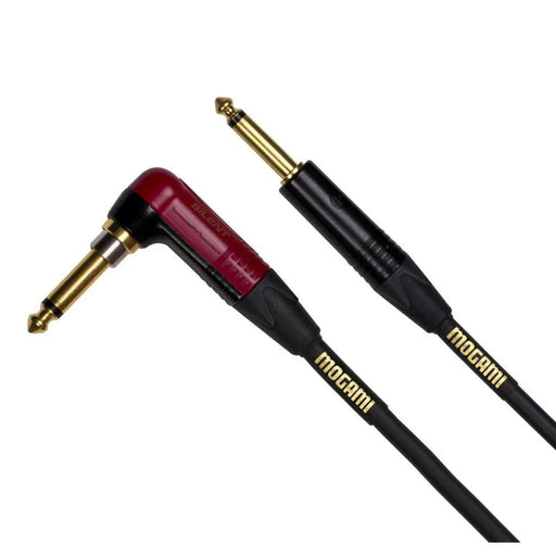 Mogami Gold Instrument Cable Straight to Silent Right - Angle (25ft) (MOG-INSTSS25R) - Gsus4