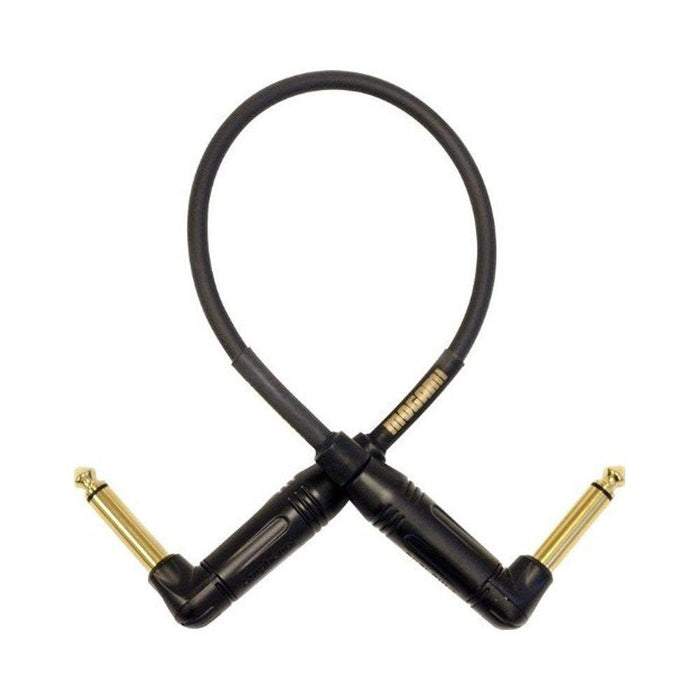 Mogami Gold Instrument Cable TS Right - Angle to Same (10") (MOG-INSTRUMENT01RR) - Gsus4