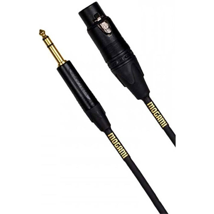 Mogami Gold TRS - XLR Female Balanced (10ft) Mono Cable (MOG-TRSXLRF10) - Gsus4
