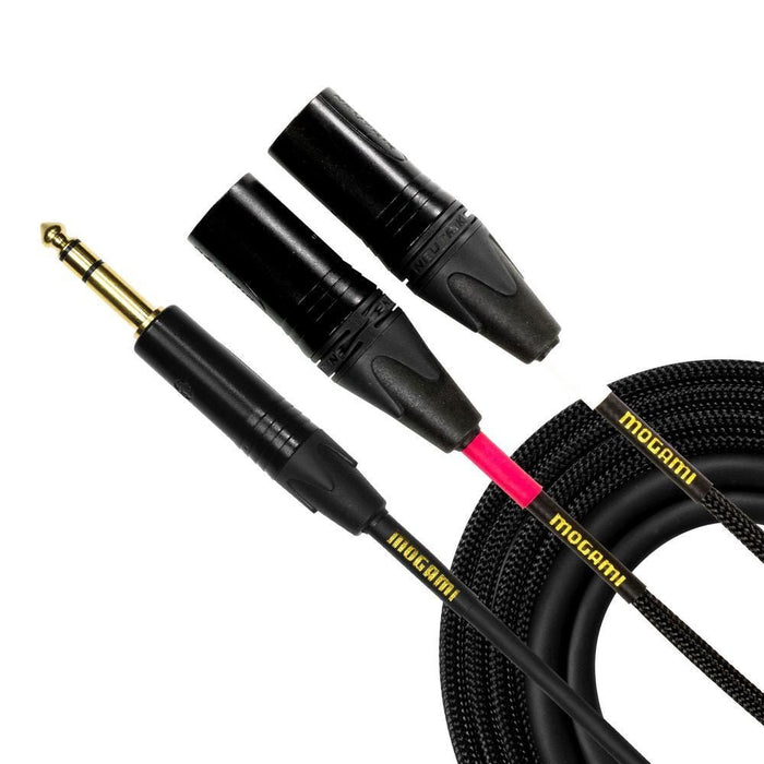 Mogami Insert Cable 1/4" TRS to XLRM & XLRF (12ft) (MOG-INSERTXLR12) - Gsus4