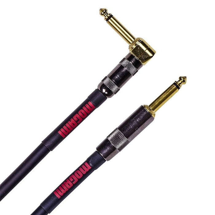 Mogami Overdrive Straight to Right Angle Guitar Cable (12ft) (MOG-OD12R) - Gsus4