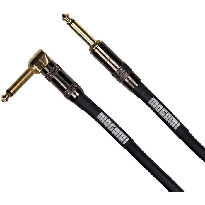 Mogami Platinum Right - Angle to Straight Guitar Cable (6ft) (MOG-PLATINUMR06) - Gsus4