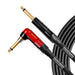 Mogami Platinum Right - Angle to Straight Guitar Cable w/ Silent Plug (12ft) (MOG-PLATINUM12SR) - Gsus4