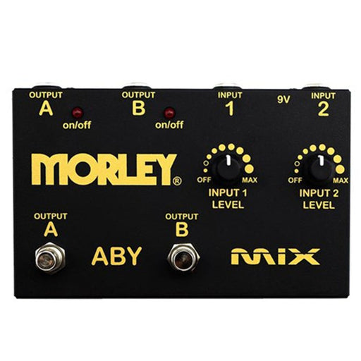Morley ABY-G MIX Mixer / Combiner Pedal Gold Series (MOR-ABYMIXG) - Gsus4