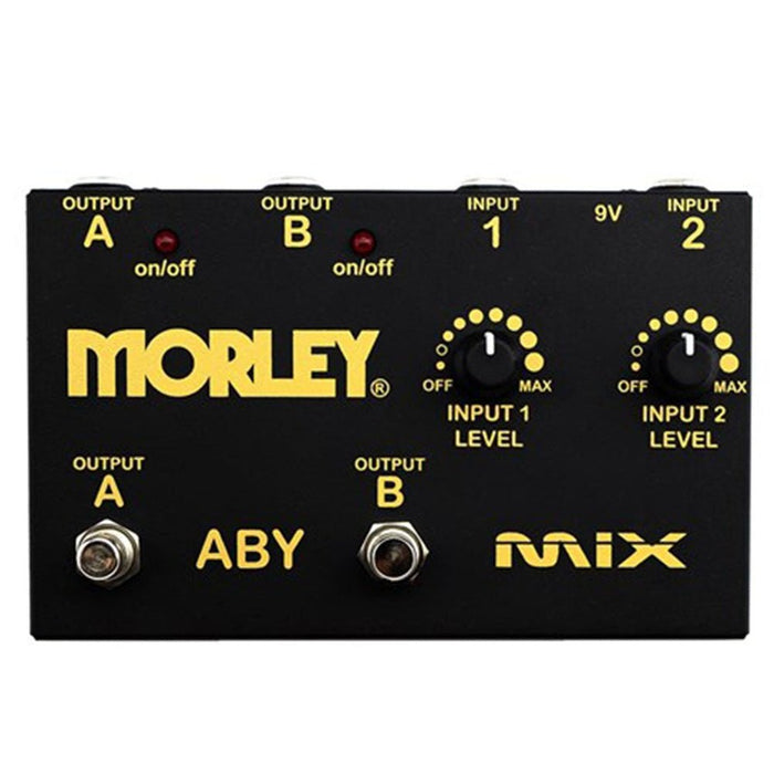 Morley ABY-G MIX Mixer / Combiner Pedal Gold Series (MOR-ABYMIXG) - Gsus4