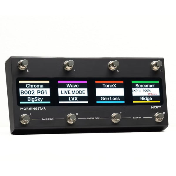 Morningstar Engineering MC8 PRO Next Gen PRO MIDI Controller w