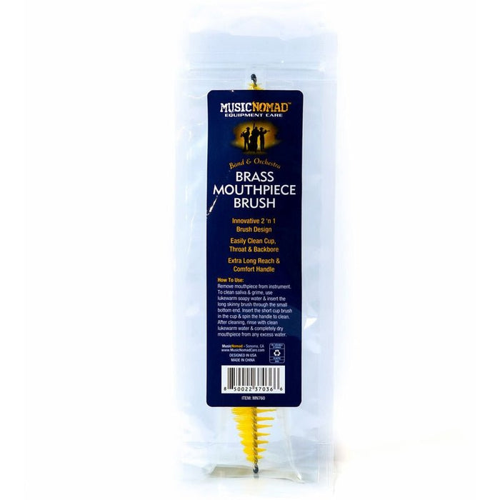 Music Nomad 2 'n 1 Mouthpiece & Cup Brush for Brass Instruments (MN760) - Gsus4