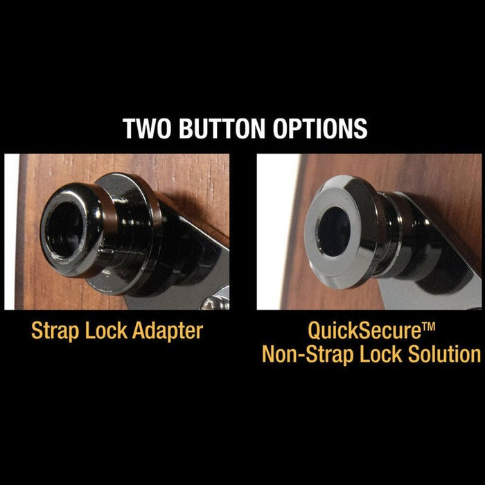 Music Nomad Acousti-Lok Strap Lock Adapter for 3 Screw Output Jacks & End Pins (MN273) - Gsus4