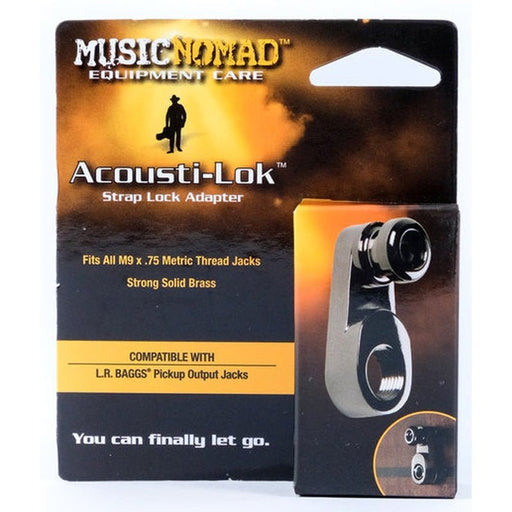 Music Nomad Acousti-Lok Strap Lock Adapter for Metric Output Jacks (MN271) - Gsus4