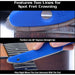Music Nomad Diamond Coated Safe Zone Guitar Fret Crowning File (S-File) (MN850) - Gsus4