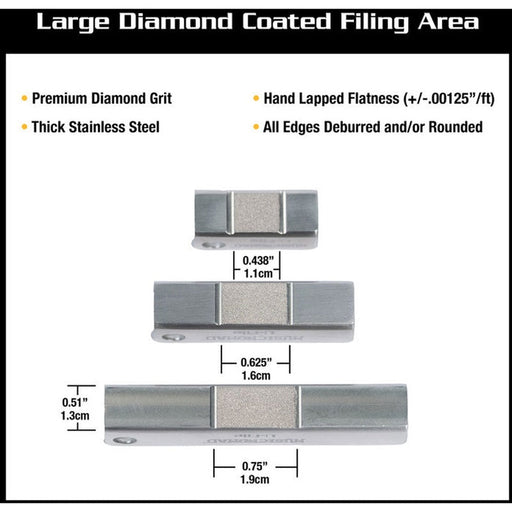 Music Nomad Diamond U-File Fret Levelers (3-pk) (MN813) - Gsus4
