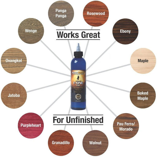 Music Nomad "F-ONE Oil" Fretboard Cleaner & Conditioner - 240ml (MN151) - Gsus4