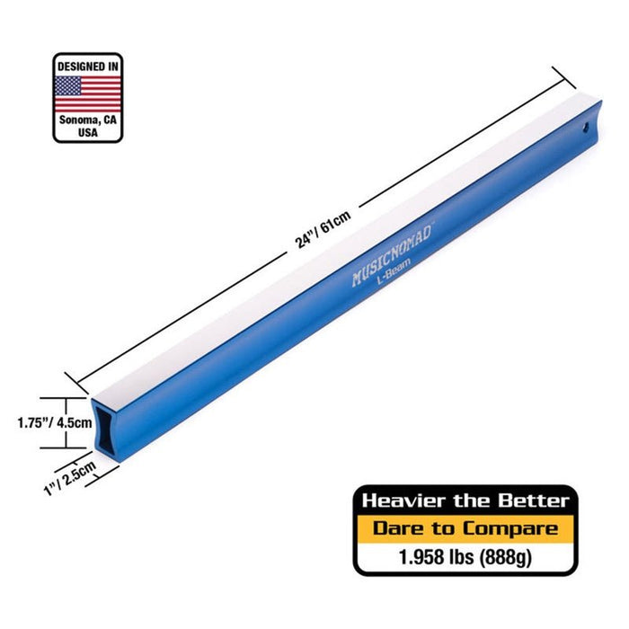 Music Nomad "Fret Leveler" Leveling (L-Beam) 24" (61cm) for Bass Guitar (MN812) - Gsus4