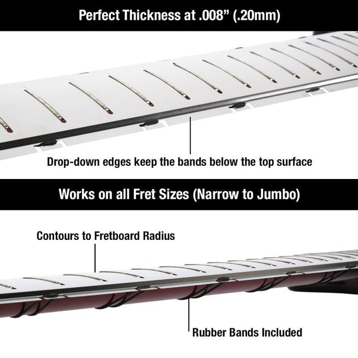 Music Nomad "Fret Shield" Fretboard Protector Guard for 25" Guitar Fret Scale (MN802) - Gsus4