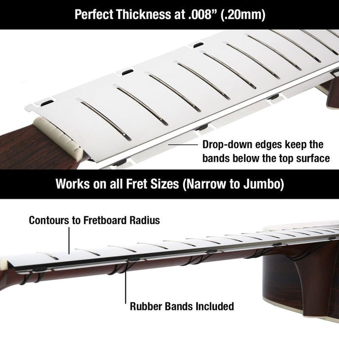 Music Nomad "Fret Shield" Fretboard Protector Guard for 25.34" Guitar Fret Scale (MN803) - Gsus4