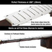 Music Nomad "Fret Shield" Fretboard Protector Guard for 25.34" Guitar Fret Scale (MN803) - Gsus4