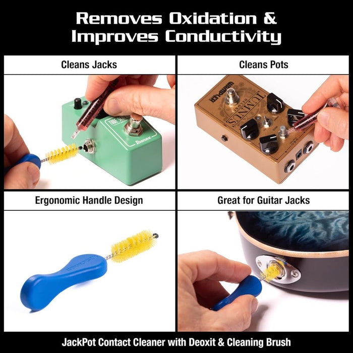 Music Nomad | MN286 | Guitar Pedal Cleaning & Care Kit | w/ Contact Cleaners & Hex Wrench Screw Set (MN286) - Gsus4