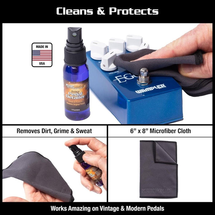 Music Nomad | MN286 | Guitar Pedal Cleaning & Care Kit | w/ Contact Cleaners & Hex Wrench Screw Set (MN286) - Gsus4