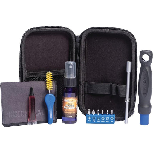 Music Nomad | MN286 | Guitar Pedal Cleaning & Care Kit | w/ Contact Cleaners & Hex Wrench Screw Set (MN286) - Gsus4