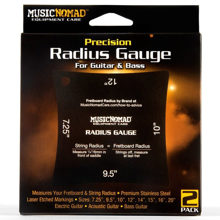 Music Nomad Precision Radius Gauge Set (2-Pce) (MN603) - Gsus4