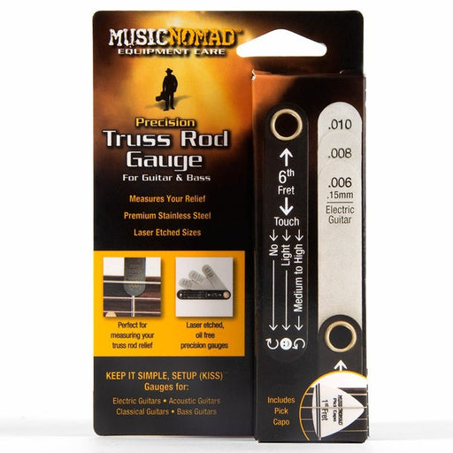 Music Nomad Precision Truss Rod Gauge with Pick Capo (MN600) - Gsus4