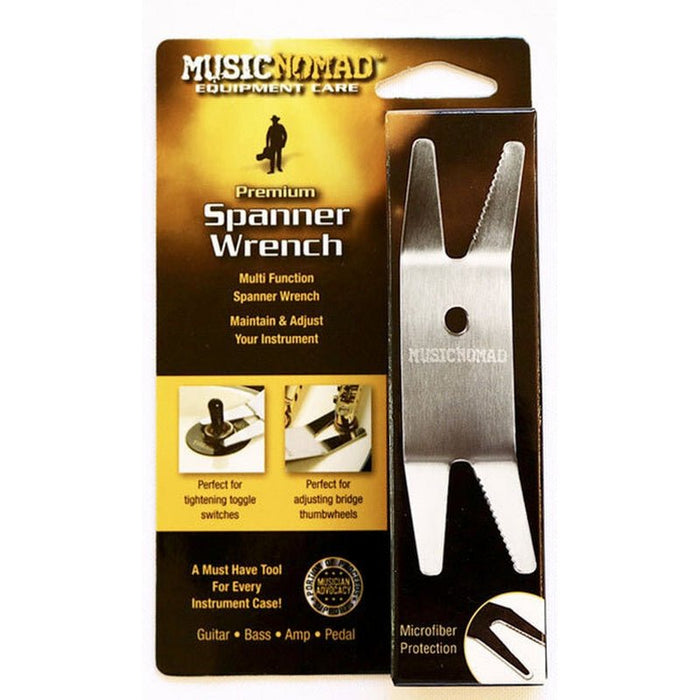 Music Nomad Premium Spanner Wrench with Microfiber Suede Backing (MN224) - Gsus4