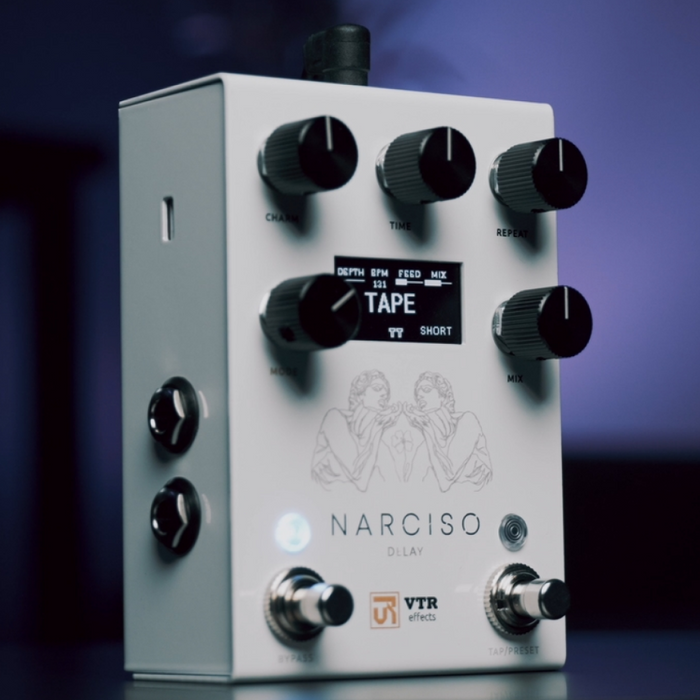 VTR Effects | NARCISO | Stereo Delay | 6-Algorithms | Digital, Analog, Tape, Overnotes, D-Space & Resonant