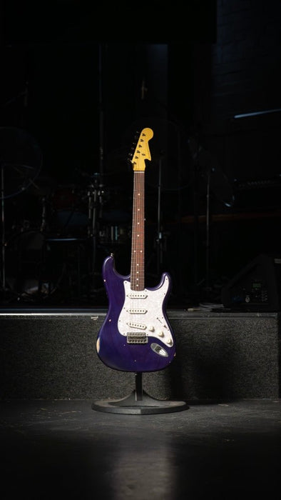 Nash Guitars | S63 | Deep Clear Blue / Purple | Ash & Rosewood | Lollars SSS | Light Relic | w/ Hard Case (Nash-S63-DBlue-Ash-Rose) - Gsus4