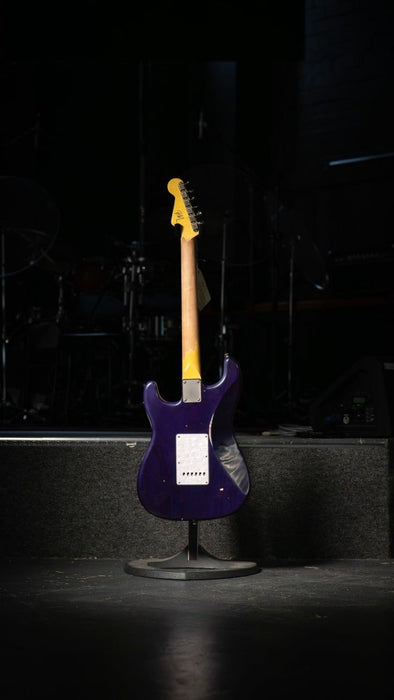 Nash Guitars | S63 | Deep Clear Blue / Purple | Ash & Rosewood | Lollars SSS | Light Relic | w/ Hard Case (Nash-S63-DBlue-Ash-Rose) - Gsus4