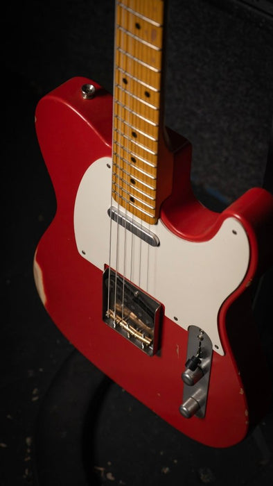 Nash Guitars | T57 | Dakota Red | Alder & Maple | Lollars SS | Medium Relic | w/ Hard Case (Nash-T57-Dakota-Red-Alder-Rose) - Gsus4