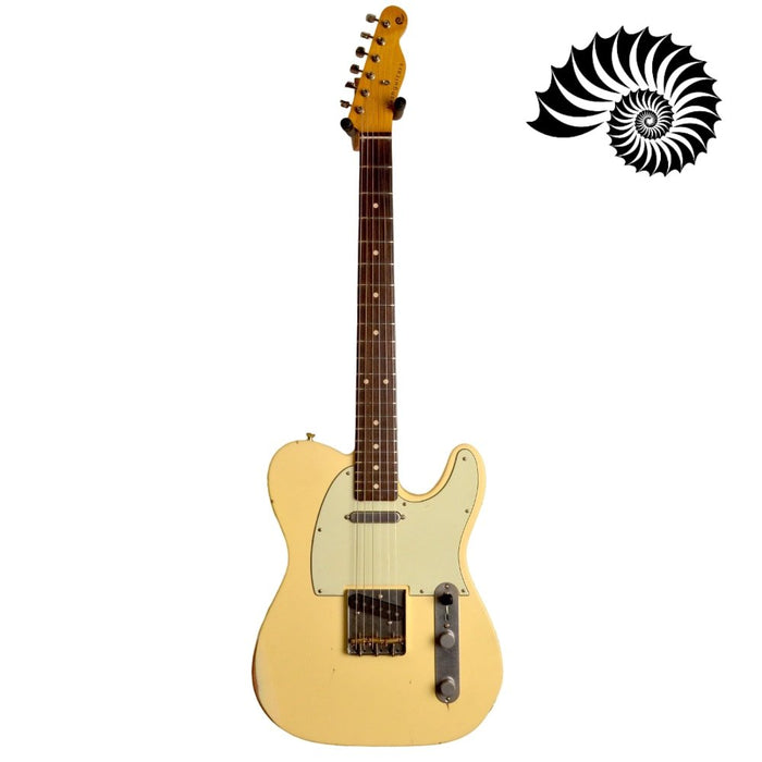 Nash Guitars | T63 Nautilus | Vintage White | Alder & Rosewood | Lollars SS | Light Relic | w/ Hard Case (Nash - T63 - Naut - VWhite - Alder - Rose) - Gsus4