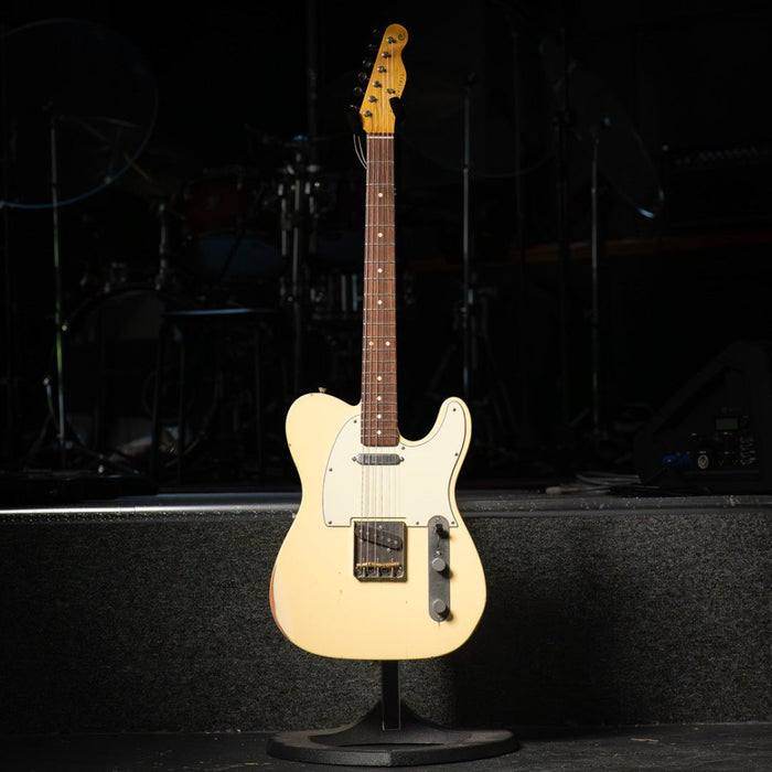 Nash Guitars | T63 Nautilus | Vintage White | Alder & Rosewood | Lollars SS | Light Relic | w/ Hard Case (Nash-T63-Naut-VWhite-Alder-Rose) - Gsus4